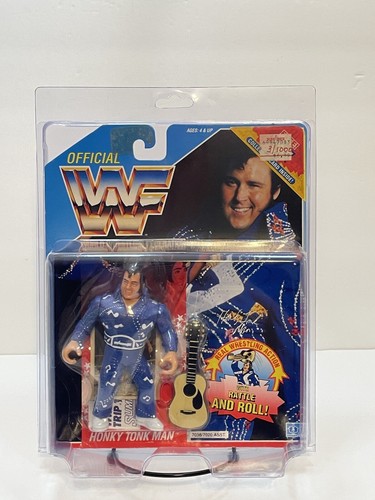 WWF HONKY TONK MAN Wrestling Hasbro 1990 UNOPENED ...