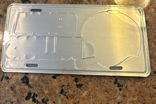 VTG 1970s Style GEORGIA BULLDOGS ALUMINUM License Plate - Picture 5 of 5