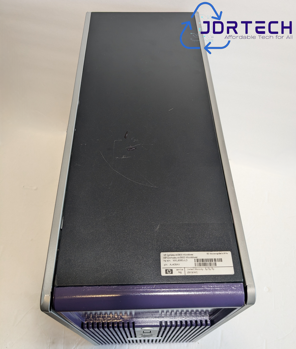 HP Compaq DC5800 MT Intel Core2 8GB SSD Windows XP WIFI BT GPU CNC