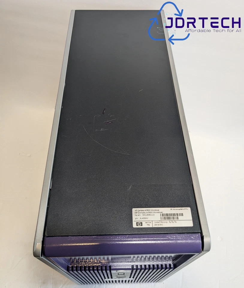HP Compaq DC5800 MT Intel Core2 4GB SSD Windows XP WIFI BT GPU CNC MACH3 Ready - Image 2 of 4