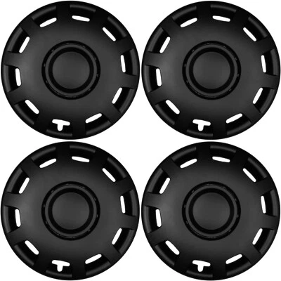 4x13" Wheel trims fit Horse Trailer Box with 13 inch wheels - black - Image 1 of 4