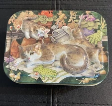 Keller Charles 3D Cat Tin 4" x 3" x 1.5" EUC