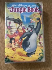 The Jungle Book VHS Video Film. Big Box Walt Disney Clamshell Case Black Diamond
