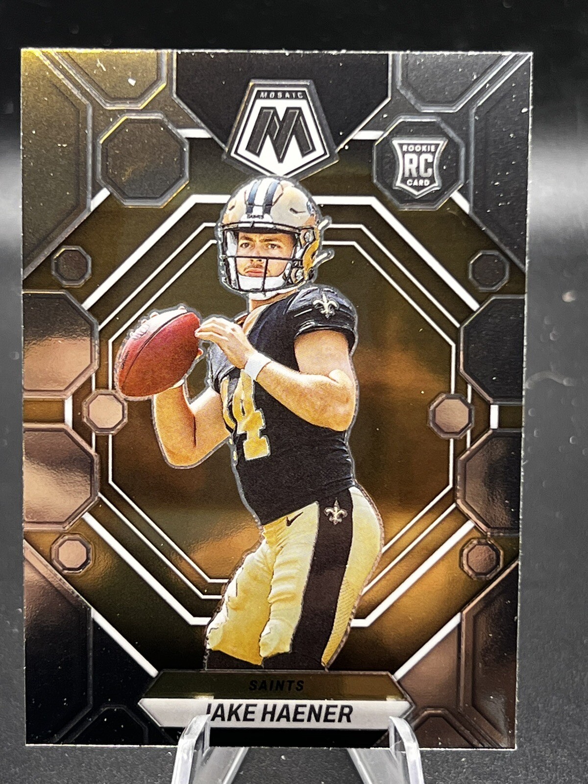 2023 Panini Mosaic Jake Haener Rookie #325 New Orleans Saints