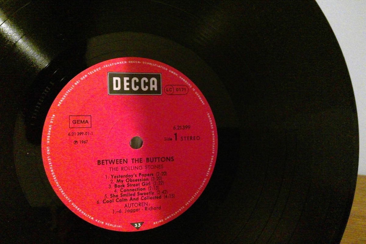THE ROLLING STONES BETWEEN THE BUTTONS LP 1967 GERMANY