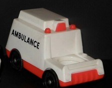 Vintage Fisher Price Little People Hospital Replacement Ambulance