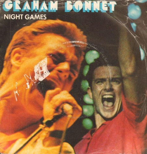 Graham Bonnet(7" Vinyl P/S)Night Games-Vertigo-VER 1-UK-Fair/VG+