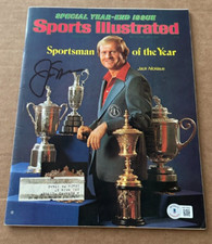JACK NICKLAUS SIGNED SPORTS ILLUSTRATED BECKETT COA FULL LETTER