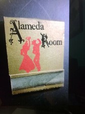 Vintage "ALAMEDA ROOM." .Unused. Matchbook Made in USA