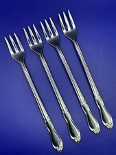 Oneida Simeon L & George H Rogers Lot 4 Cocktail Forks  5 3/4"