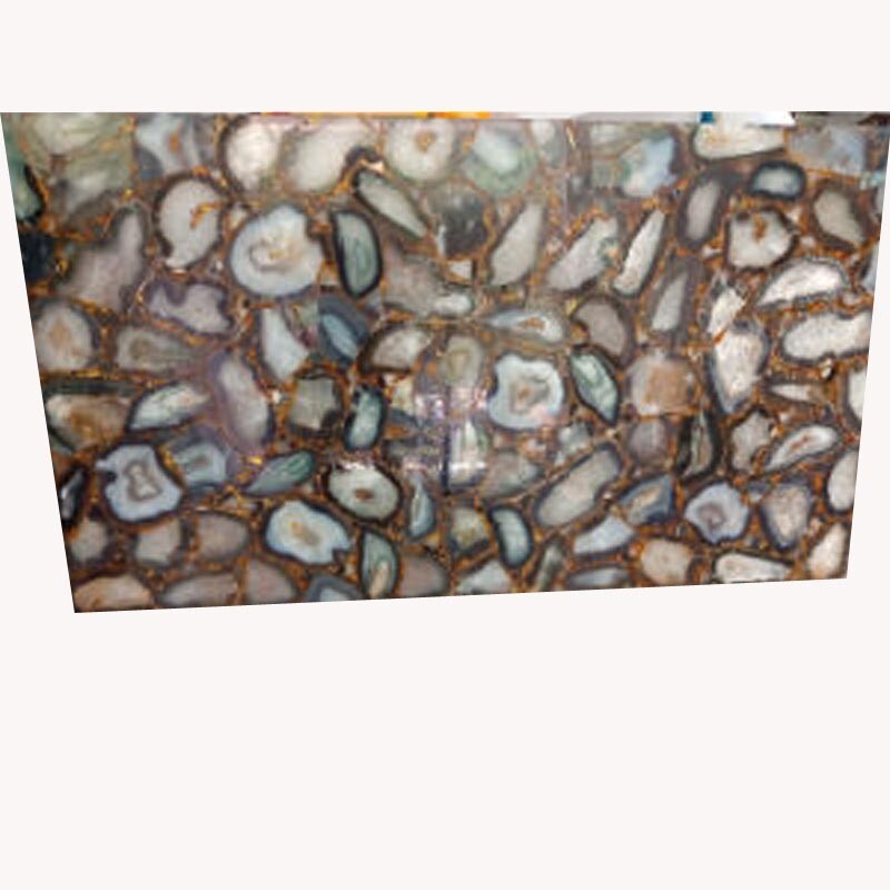 Modern Agate Coffee Table for Living Room or Hallway Decor