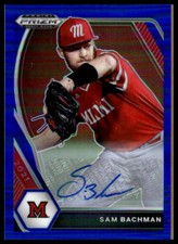 Sam Bachman 2021 Panini Prizm Draft Picks #PDP9 Base Autographs Blue Prizm Auto