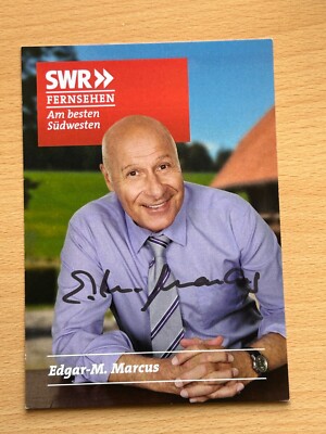 Edgar-M. Marcus - Autogrammkarte original signiert - #S7243