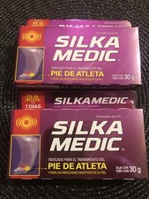 2x Silka Medic Gel For Athletes Feet And Antifungal 30 G Each