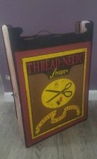  Vintage A Stitch In Time Sewing Wall Cabinet / Sewing Accesories Storage