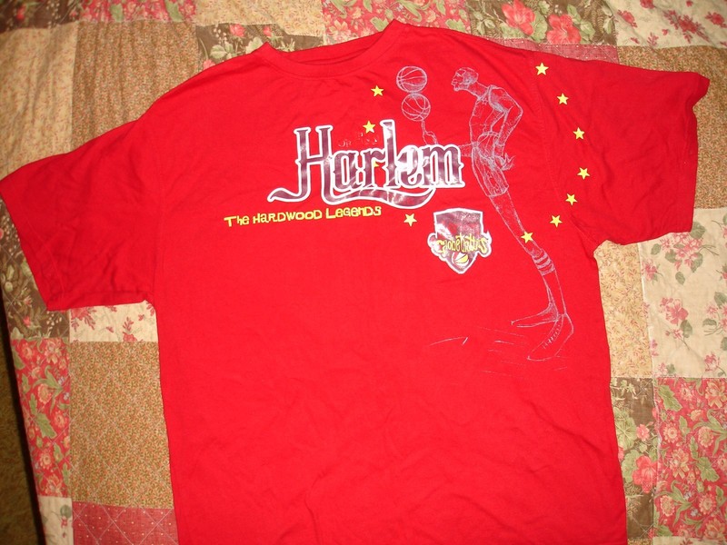 Harlem Globetrotters Legends Of the Hardwood 2XL T-Shirt Used