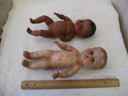 Mixed lot of 7 Vintage Dolls Vinyl, Rubber, Plastic Various Brands - Picture 13 of 23