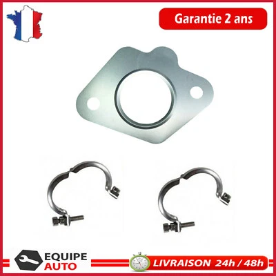 Joint D'Echappement + 2 Colliers Vanne EGR prévu pour 1.6 HDI 1618AW 9646166580 - Photo 1/3