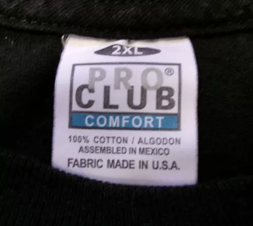 VTG Y2K T SHIRT 2XL BLANK BLACK PRO CLUB COMFORT USA MADE CLEAN AND NICE!