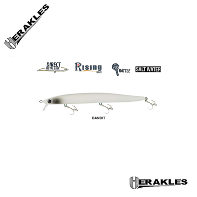 Herakles Long John Floating 18,7 Cm Sardina Glow - Jerk Agua Salada