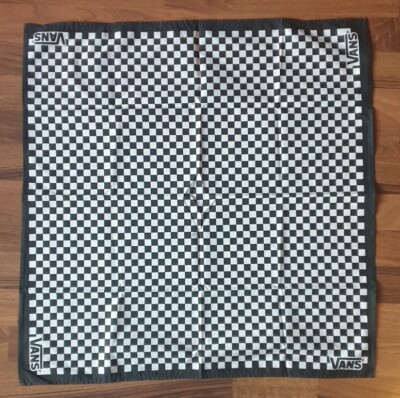 VANS Bandana - Schwarz/Weiß Tuch Halstuch Skateboard Sk8 Tony Hawk Board NEU