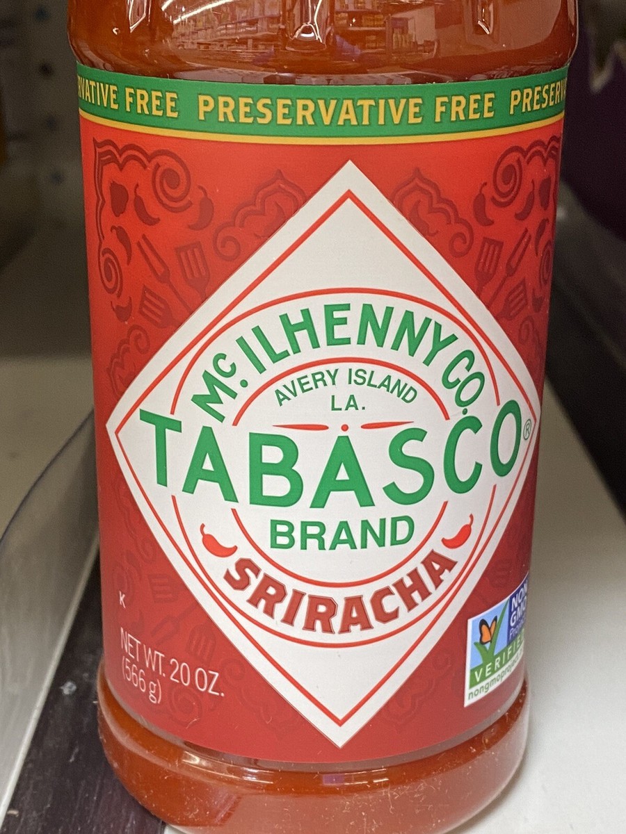 **3 Pack**TABASCO 20 oz. Sriracha Hot Sauce, Non GMO~Total 60 oz..