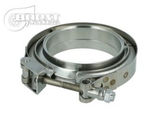 V Band Satz 102 Schelle + Einschwei&szlig;ringe Edelstahl 4" Zentrierung Auspuff 100