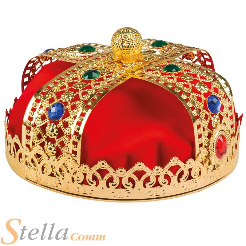 Adult Deluxe Royal King Crown Prince Medieval Fancy Dress Costume Accessory