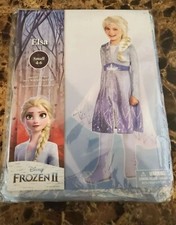 Deluxe Disney Frozen 2 Girls Elsa Costume Size Small 4-6 New
