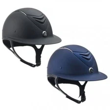 One K Defender AVANCE Wide Brim Chrome Stripe Helmet