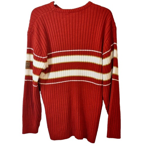 Supreme 21SS Street Signs Sweater, Small, Acrylic, Red, All-Over