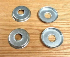 1955 56 57 CHEVY FRONT MOTOR MOUNT PAD CUPPED WASHER RETAINERS set of 4 USA MADE