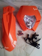 KIT ANTERIORE FARO + PARAFANGO enduro motard universal TOP Q KTM REP TizianCross