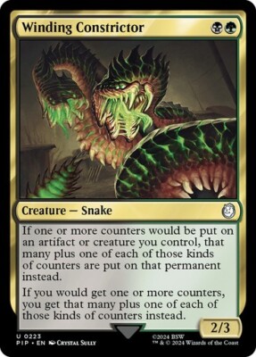 Winding Constrictor - Fallout PIP - Uncommon - MTG Magic Pack fresh