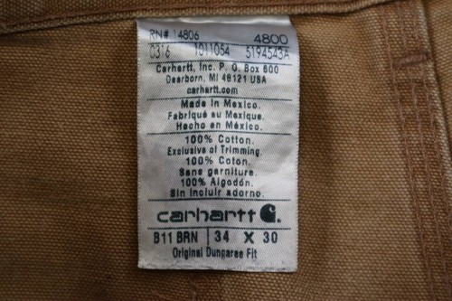 LOT OF 4 Carhartt Dickies Carpenter Pants 34x30 WORKWEAR Canvas - Picture 19 of 22