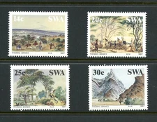 R1663   Southwest Africa   1987   art paintings   4v.   MNH