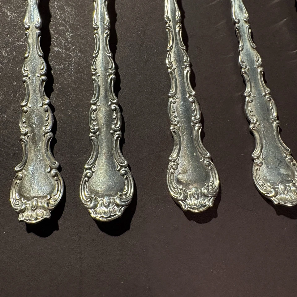 6 GORHAM Strasbourg Sterling Silver 5 5/8" Oyster Forks 3.5 OZ Free Shipping - Image 3 of 4