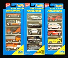 FROM AN ESTATE: Collection of 6 New Hot Wheels Gift Packs 1996 and 1997 NIP