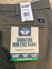 Dockers Signature Iron Free Khaki Classic Fit Pleated 40x32 Stain Defender - NEW — photo 4