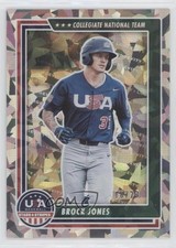 2022 Panini USA Baseball Stars & Stripes Cracked Ice 18/23 Brock Jones #15 tj1