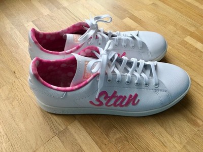 Stan Smith White Screaming Pink Grösse 45 1/3 _ size 10.5 - TOP
