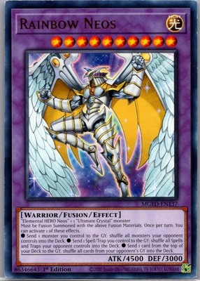 Rainbow Neos MGED-EN137 Rare Maximum Gold: El Dorado Yu-Gi-Oh 1st Edition LP