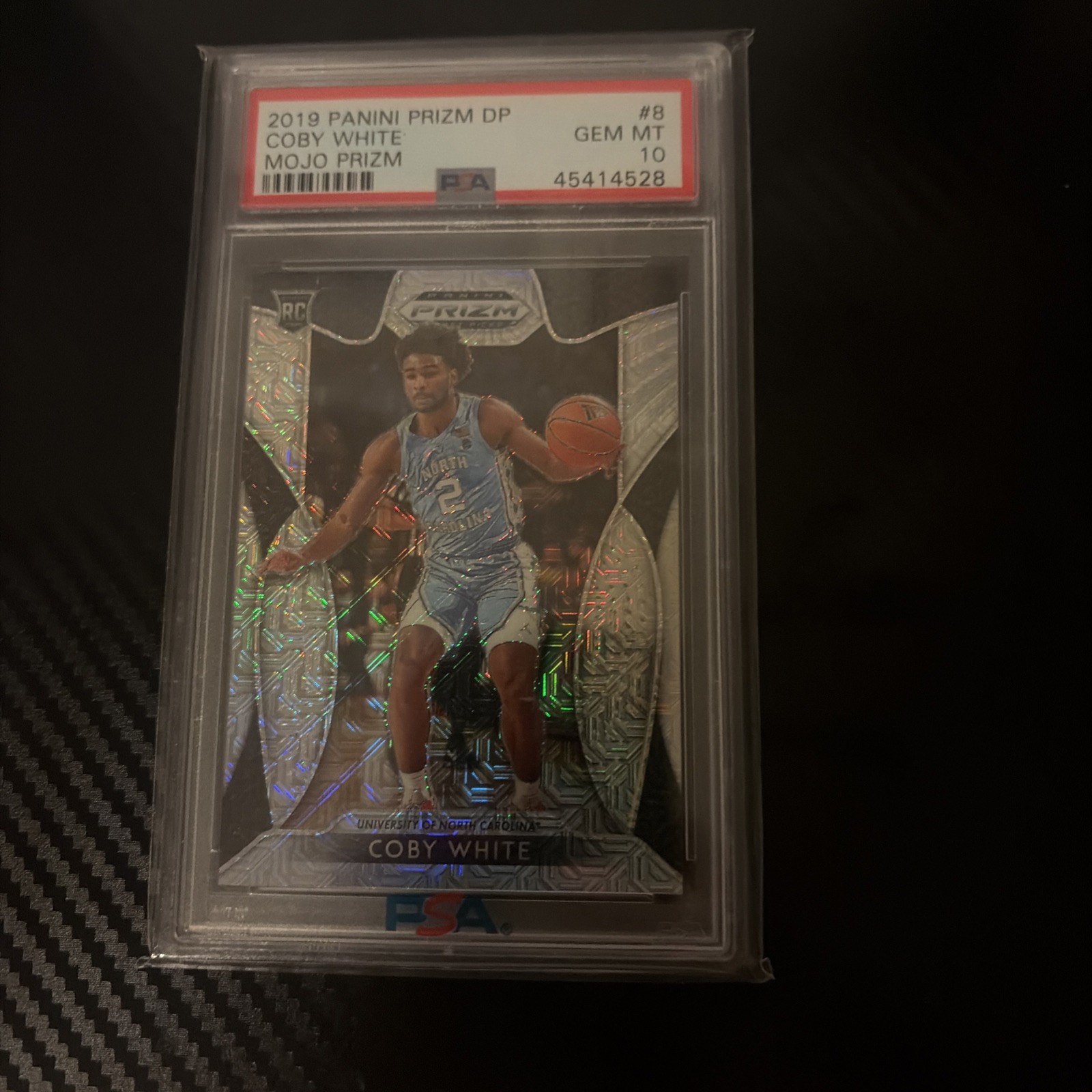 🔥 2019 PANINI PRIZM DP COBY WHITE #8 MOJO PRIZM ROOKIE /49 GEM MINT PSA 10 🔥