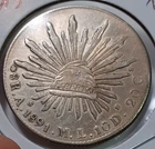 1891 Mexico 8 Reales — photo from another recent sale