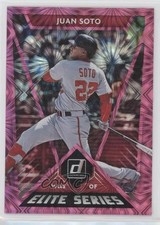 2020 Panini Donruss Elite Series Pink Fireworks Juan Soto #E-9 0p5j