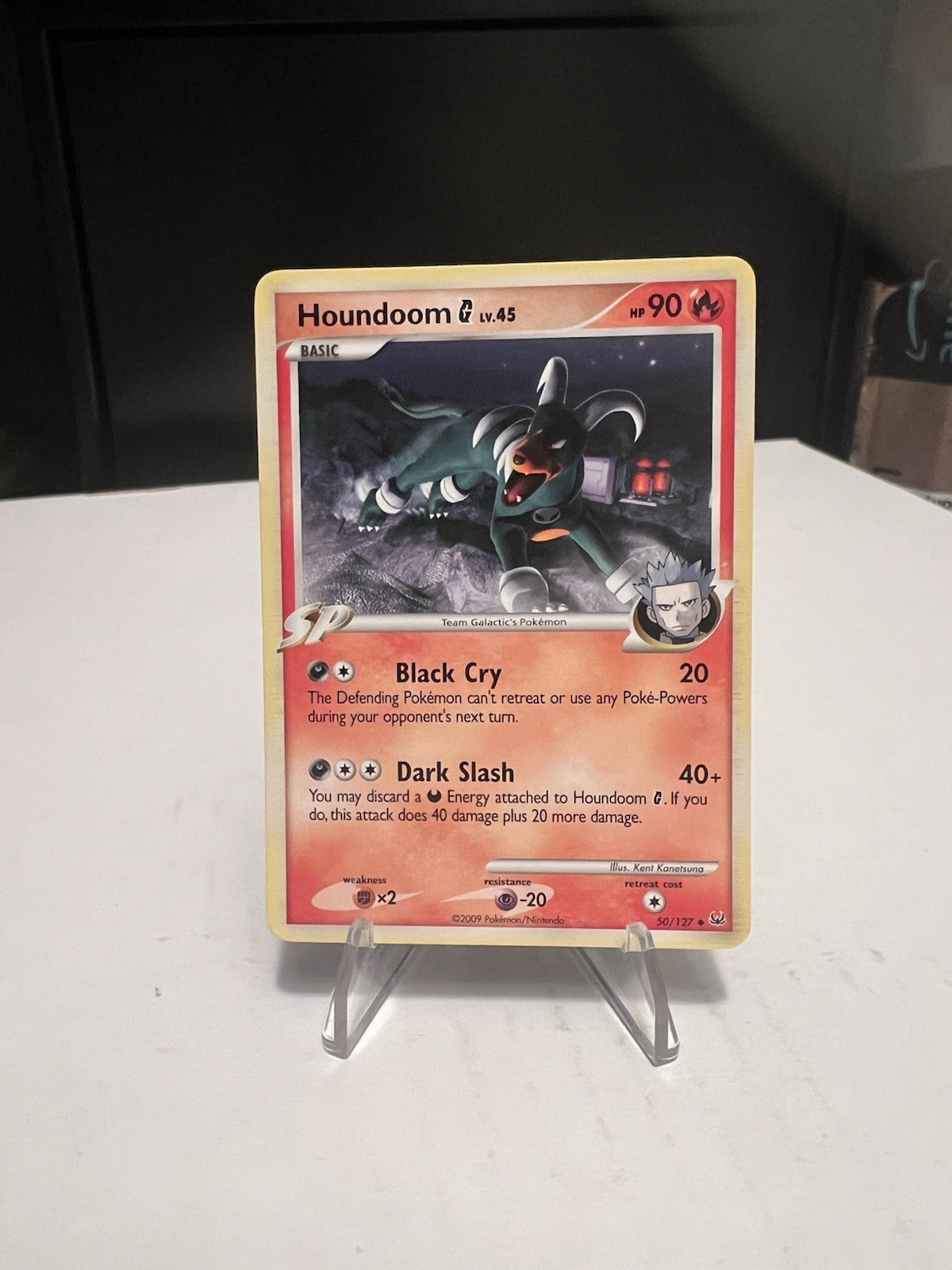 Pokémon Houndoom G 50/127 Uncommon Platinum
