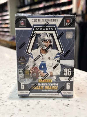 2025 Panini Mosaic Football Factory Sealed Blaster Box