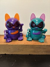 Lot Of 2 McDonald  s Happy Meal 2000 Sega Robo-Chi Pets Cats AS-IS