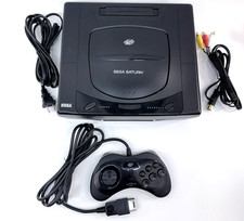 SEGA Saturn MK-80000 Console with Cables and Controller - Tested and Working