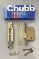 Chubb 3K277 - 7 Lever Mortice Sashlock 68mm (2.5") BS3621 Brass Finish